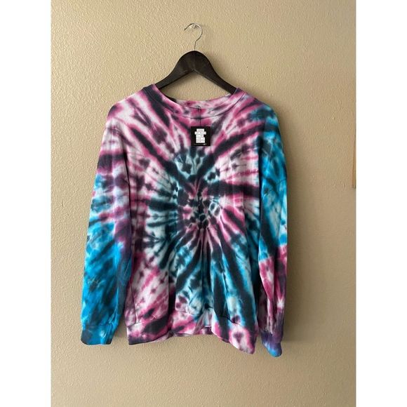 🆕Tie dye French terry pullover - Picture 4 of 6